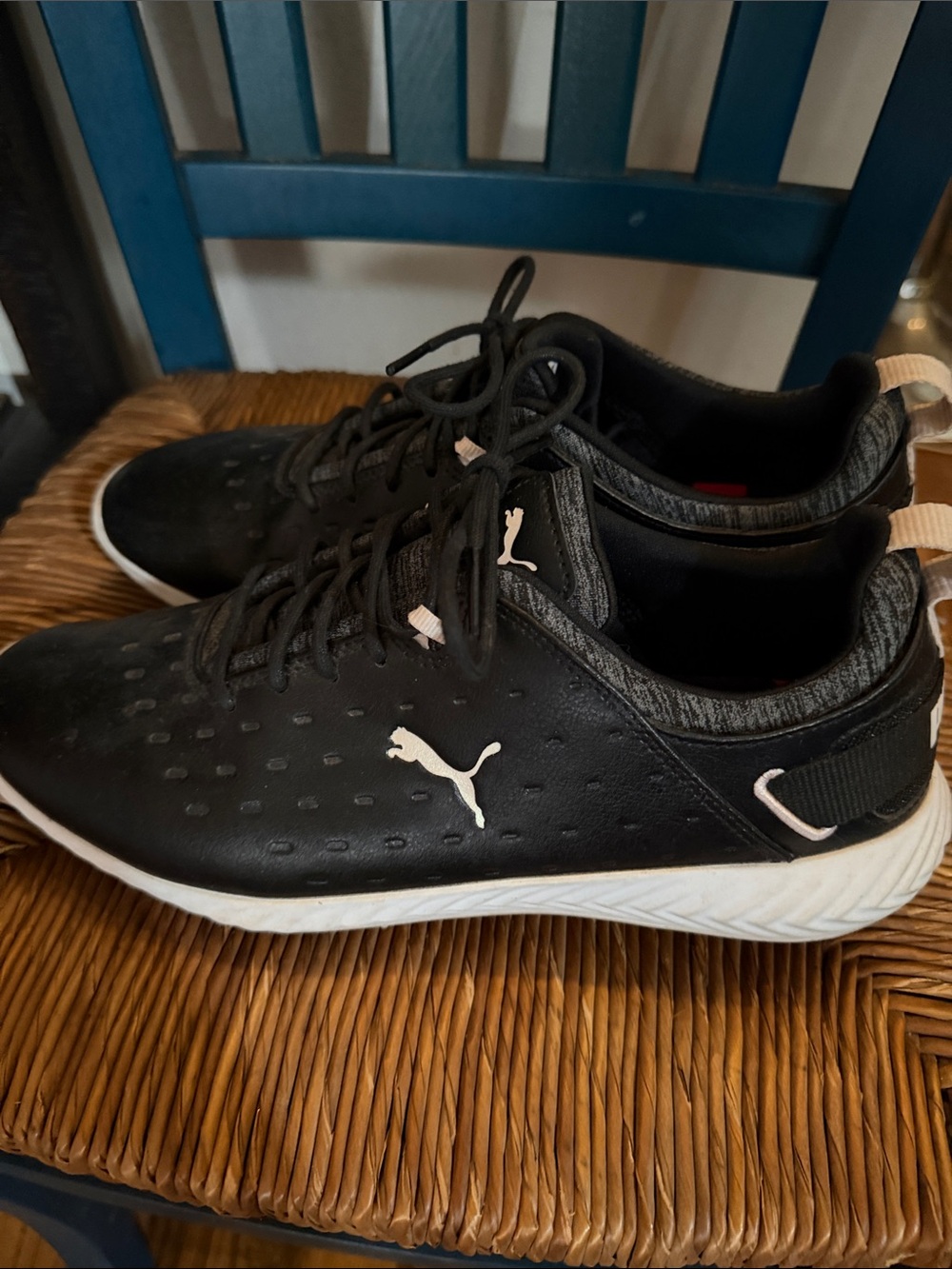 Puma Ignite Women’s Black & White Golf Shoes/ Size 10